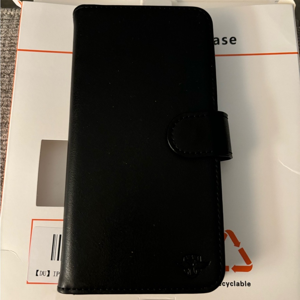 Leather Wallet cellphone case for IPhone 14 ProMax